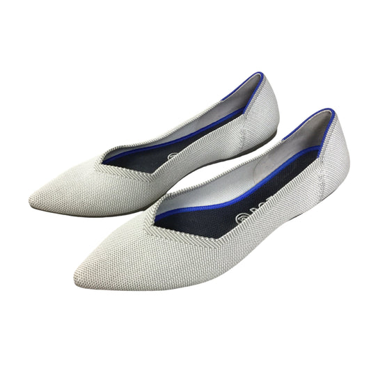 Shoes Flats By Rothys In Grey, Size: 10.5