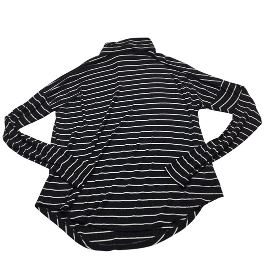 Top Long Sleeve By Michael By Michael Kors In Black & White, Size: S