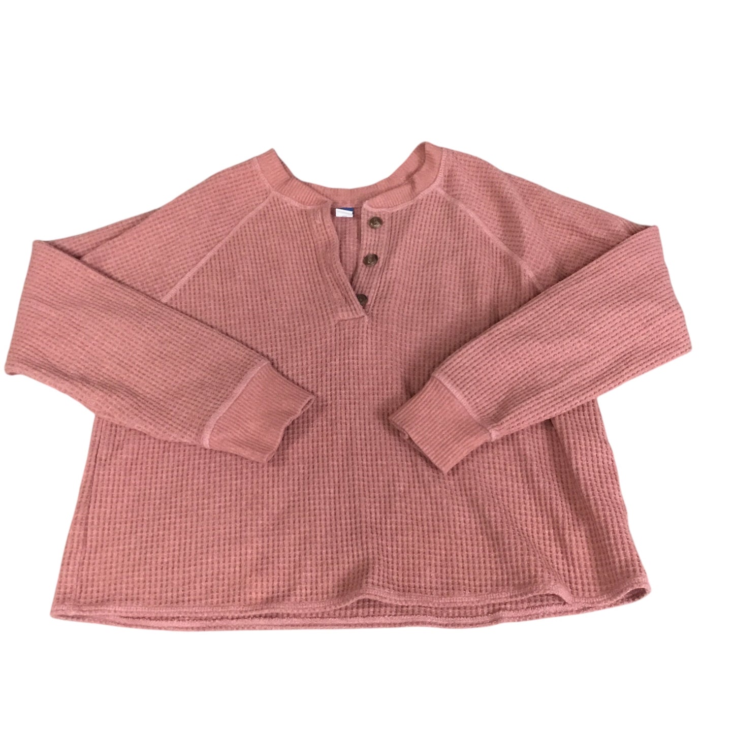 Top Long Sleeve By Old Navy In Mauve, Size: M