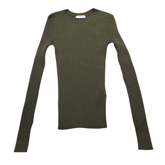 Top Long Sleeve By Cmb In Green, Size: S