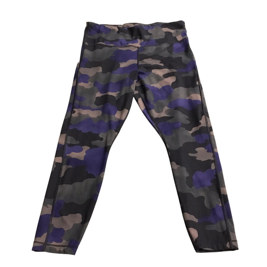 Athletic Leggings By Athleta In Camouflage Print, Size: L