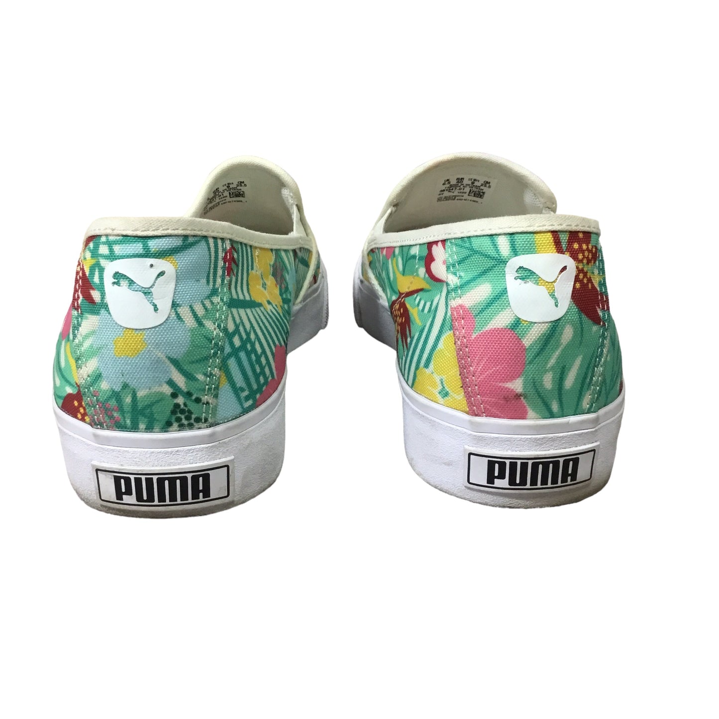 Tropical Print Shoes Flats Puma, Size 9