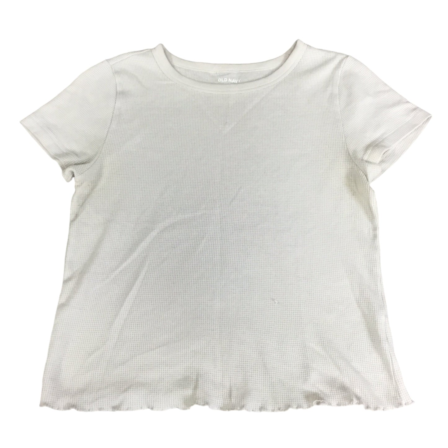 Top Short Sleeve Basic By Old Navy In Beige, Size: M