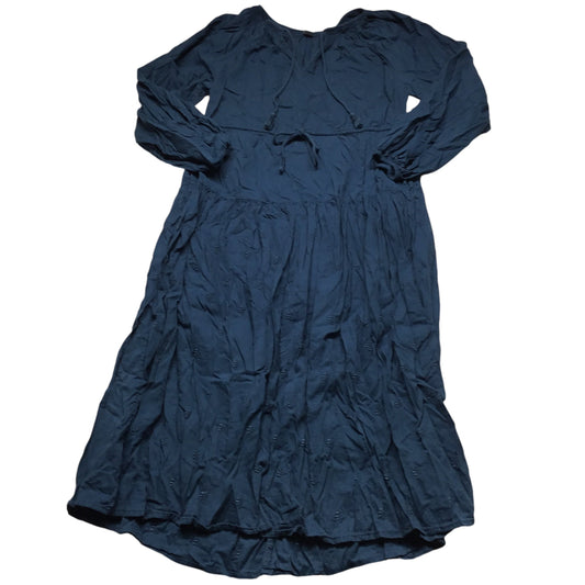 Dress Casual Midi By Old Navy In Blue, Size: S