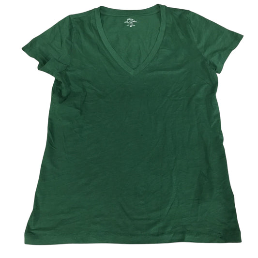 Top Short Sleeve Basic By J. Crew In Green, Size: M