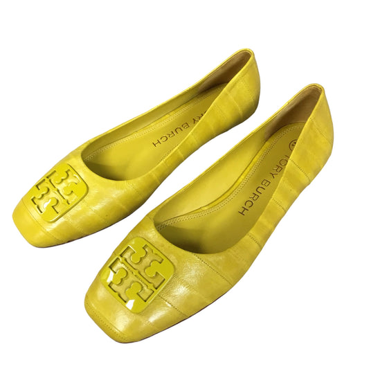 Shoes Flats By Tory Burch In Yellow, Size: 8.5