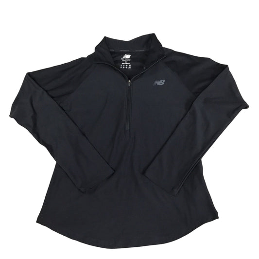 Athletic Jacket By New Balance In Black, Size: S