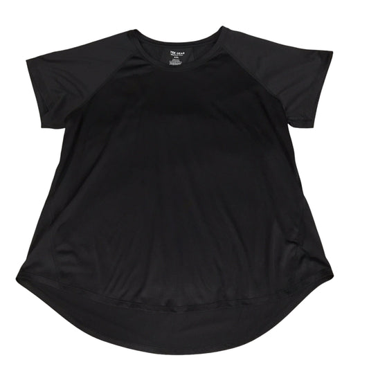 Athletic Top Short Sleeve By Tek Gear In Black, Size: Xxl