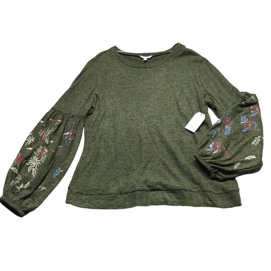 Top Long Sleeve By Time And Tru In Green, Size: Xl