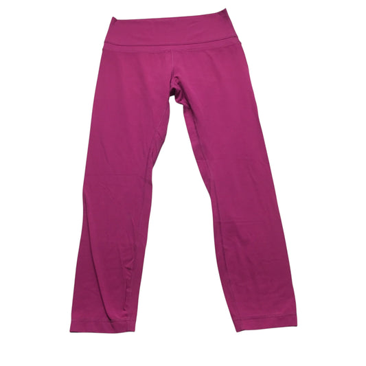 Athletic Capris By Lululemon In Pink, Size: S