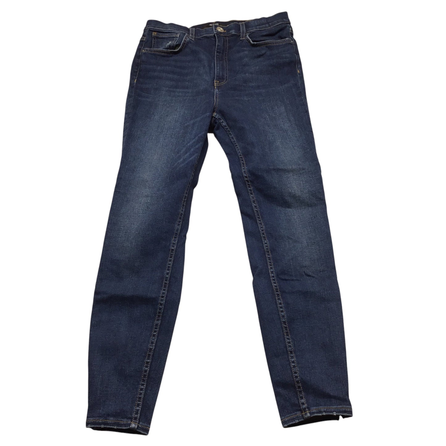 Jeans Skinny By Hudson In Blue Denim, Size: 8