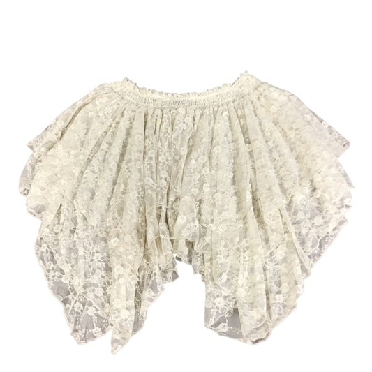 Skirt Mini & Short By Free People In Cream, Size: Xs