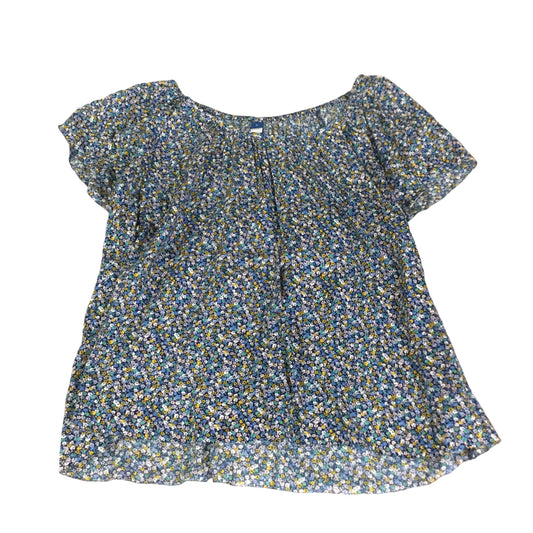 Top Short Sleeve By Old Navy In Blue, Size: Xl