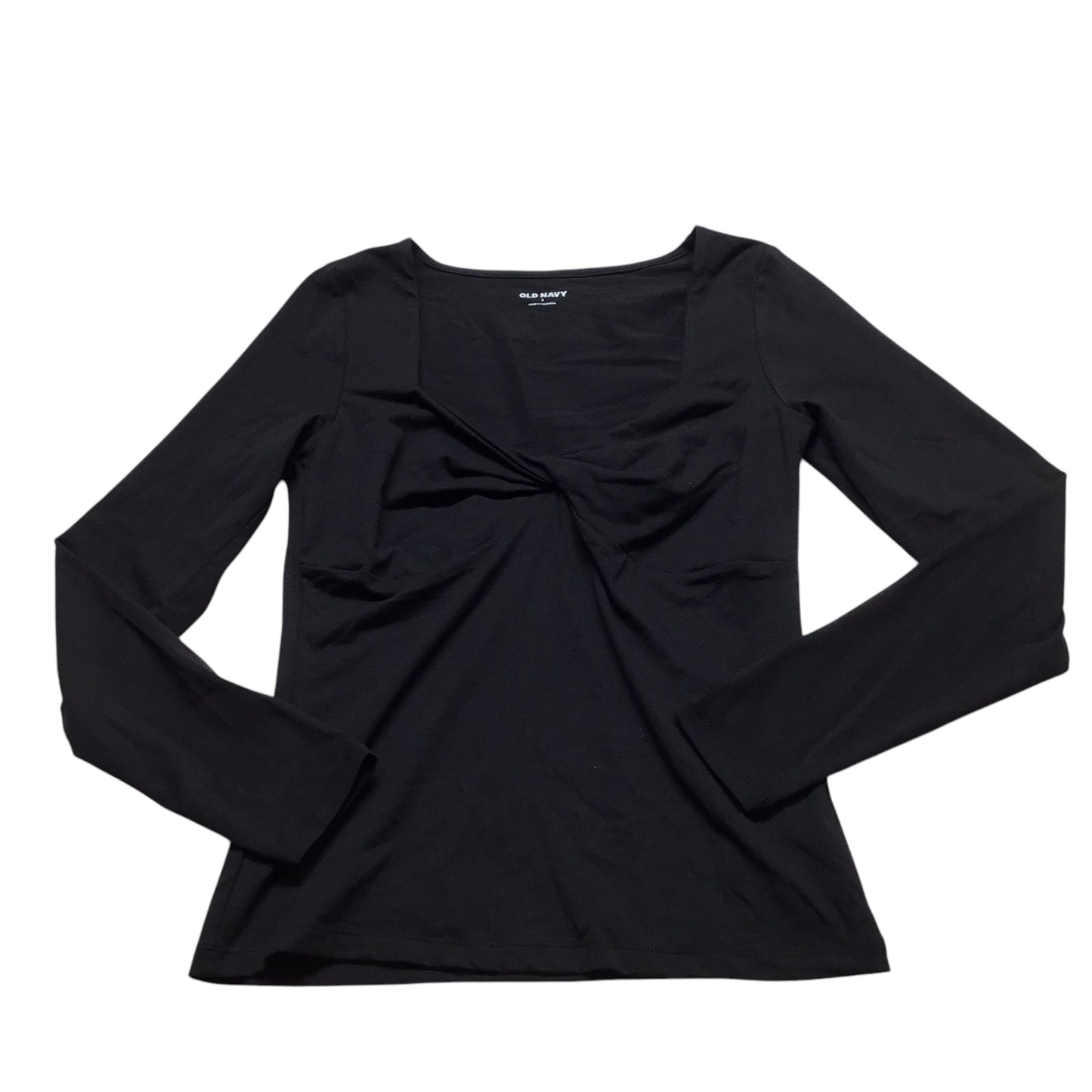 Top Long Sleeve Basic By Old Navy In Black, Size: S