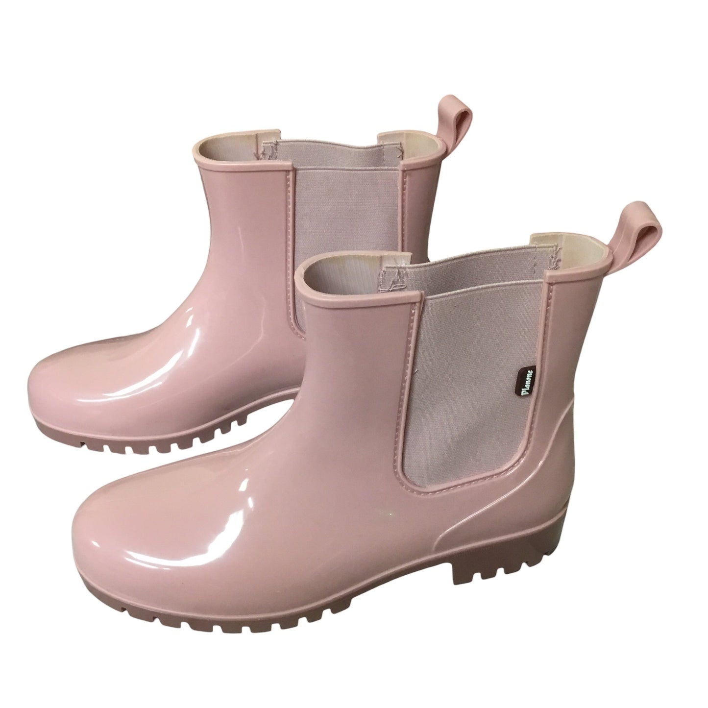 Boots Rain By Clothes Mentor In Pink, Size: 9