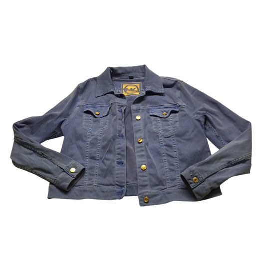 Jacket Denim By Michael By Michael Kors In Blue, Size: L