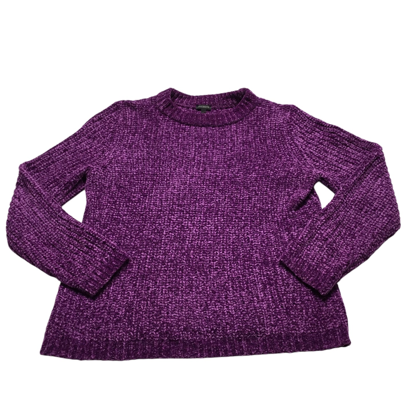 Sweater By Talbots In Purple, Size: L