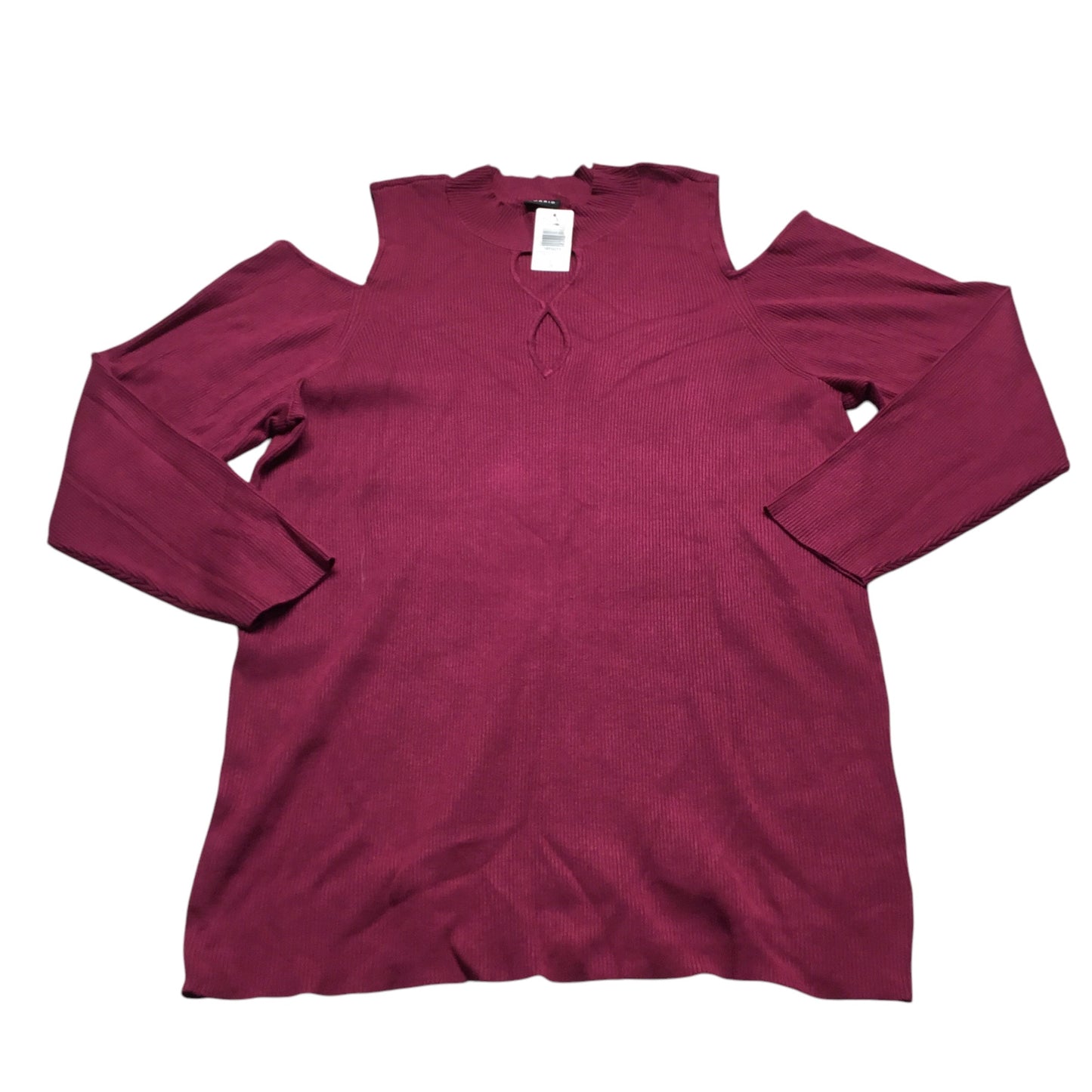 Top Long Sleeve By Torrid In Red, Size: 5x