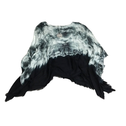 Poncho By Clothes Mentor In Tie Dye Print, Size: Osfm