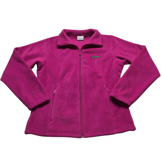 Jacket Fleece By Columbia In Pink, Size: M