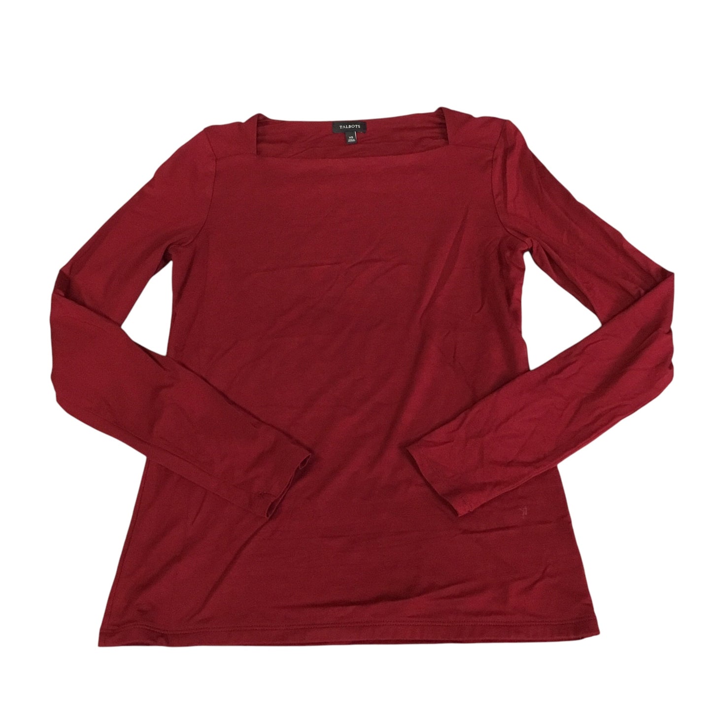 Top Long Sleeve By Talbots In Red, Size: Xs