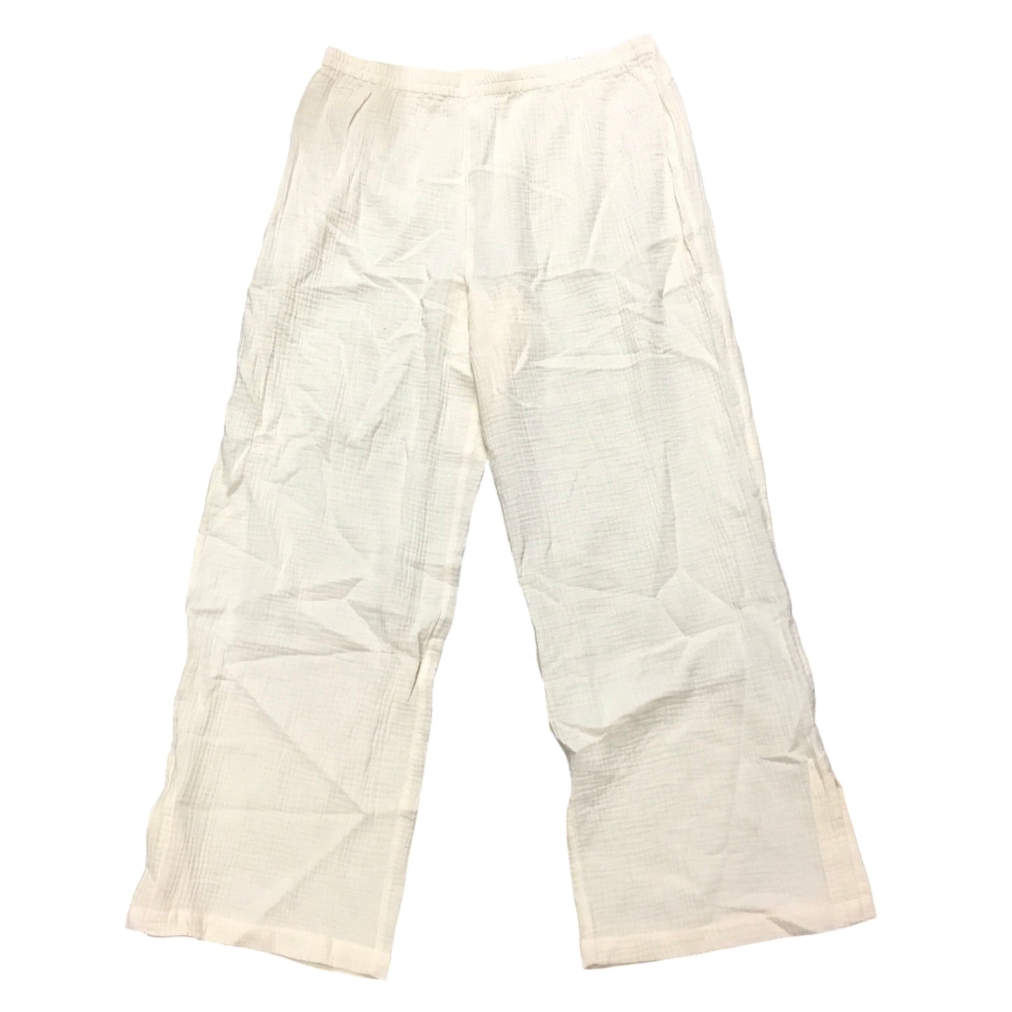 Pants Linen By Soft Surroundings In Cream, Size: L