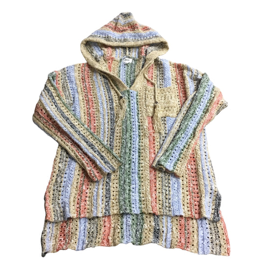 Sweatshirt Hoodie By Bke In Multi-colored, Size: M