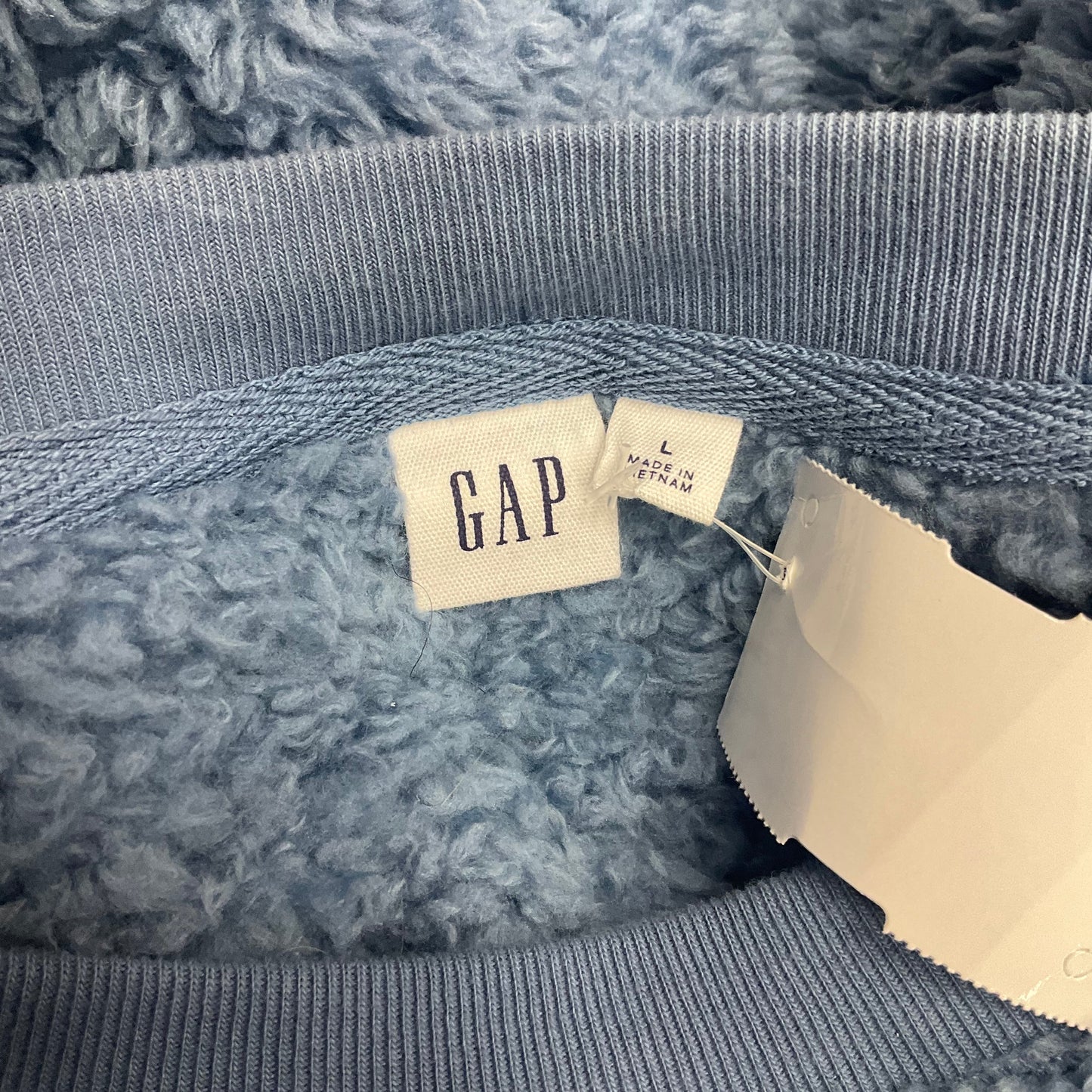 Top Long Sleeve By Gap In Blue, Size: L