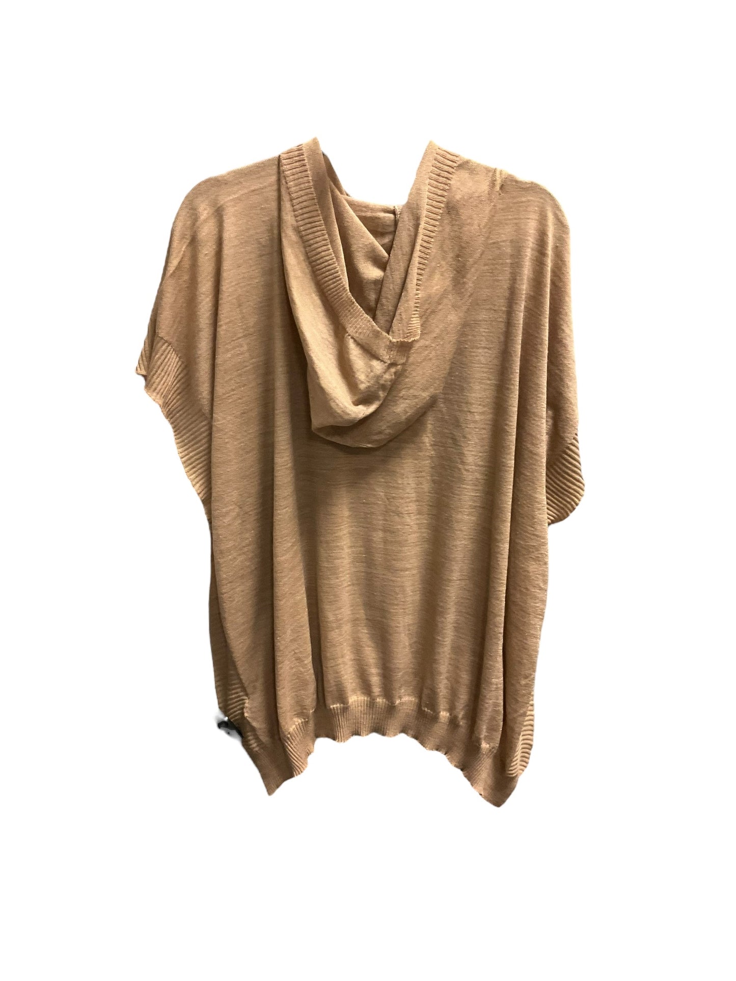 Top Short Sleeve By Loft In Tan, Size: Xs