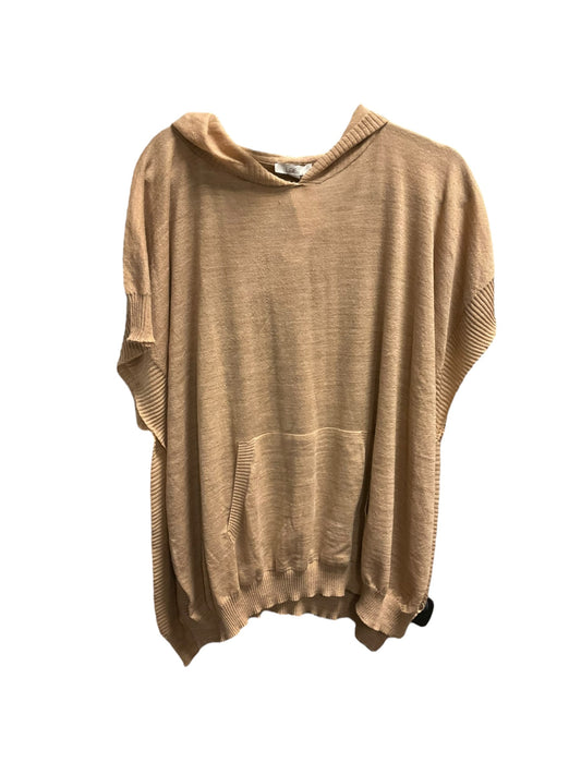 Top Short Sleeve By Loft In Tan, Size: Xs