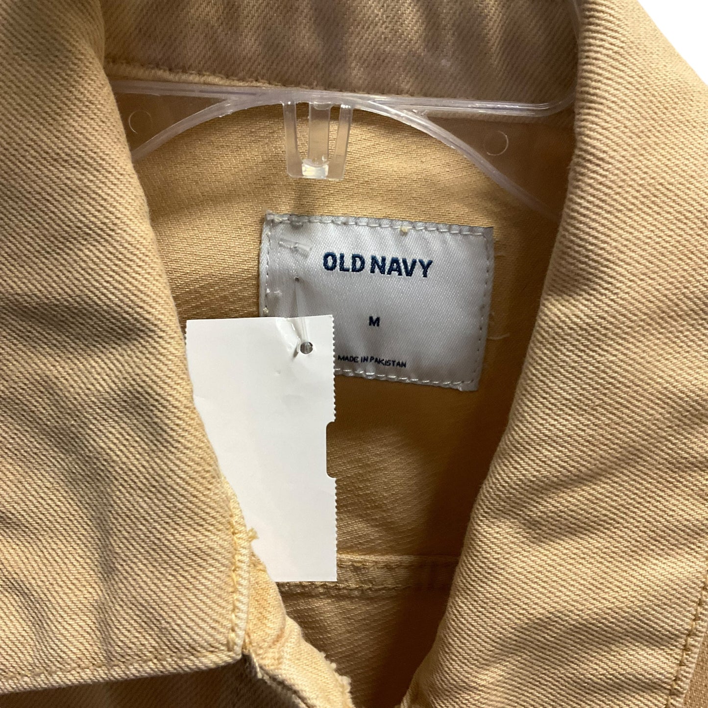 Jacket Denim By Old Navy In Yellow, Size: M