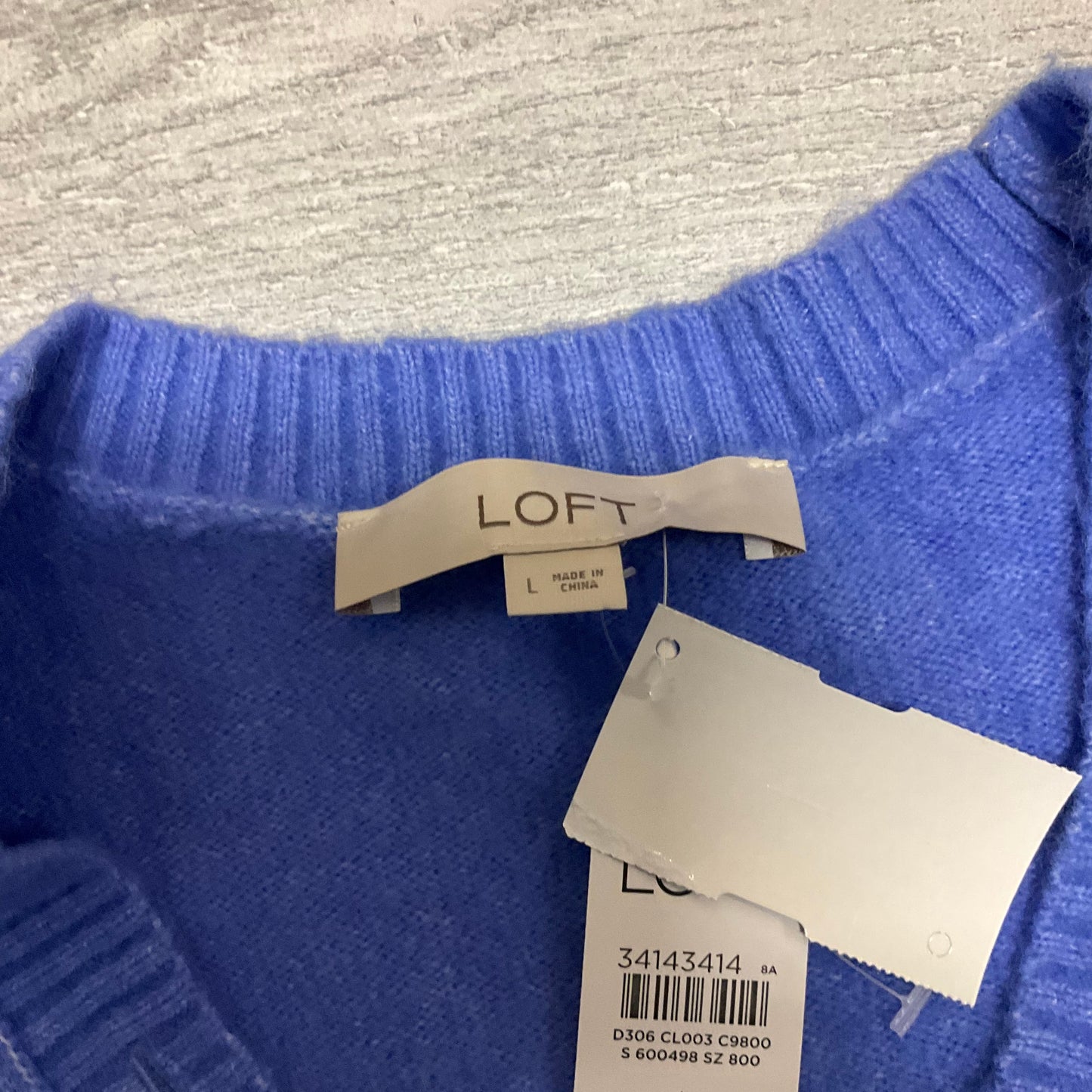 Sweater By Loft In Purple, Size: L