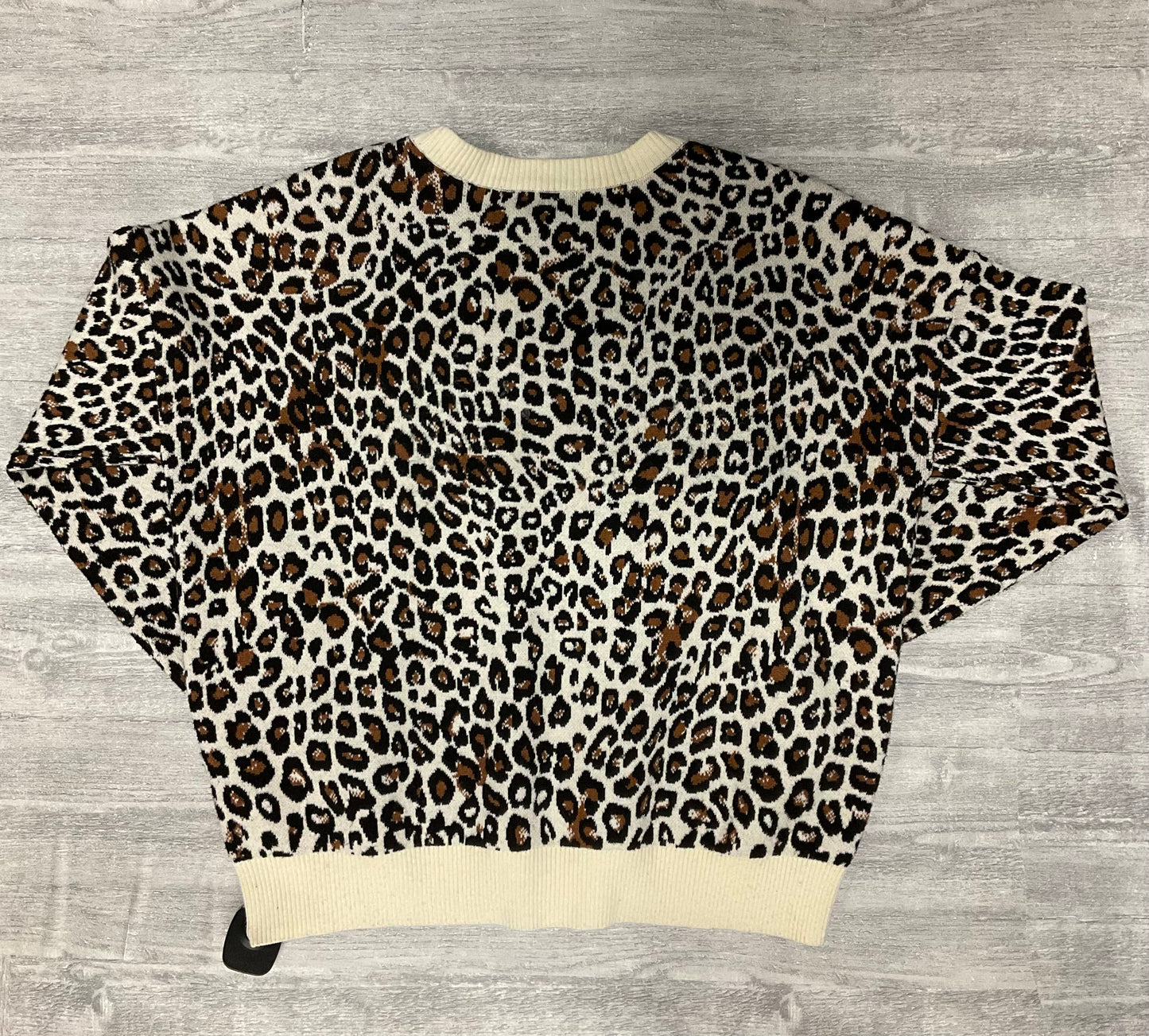 Sweater By T Tahari In Animal Print, Size: L