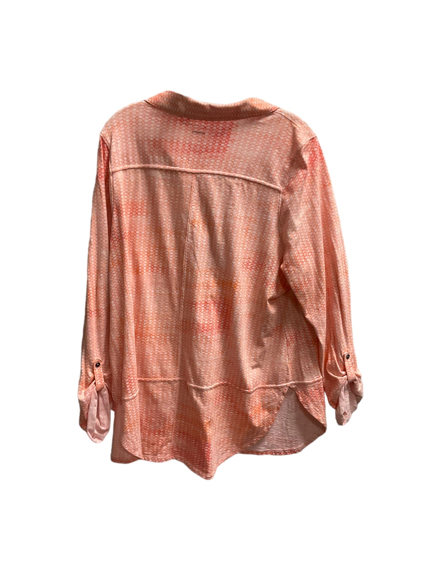 Orange Top Long Sleeve Sonoma, Size 1x