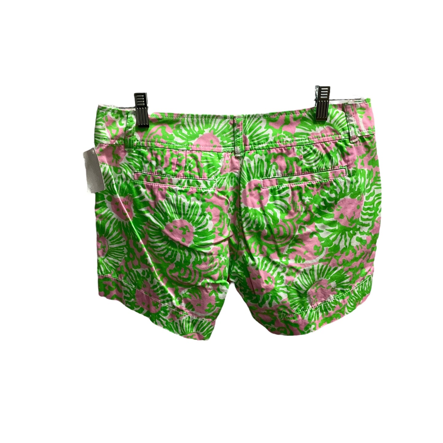 Green & Pink Shorts Lilly Pulitzer, Size 2