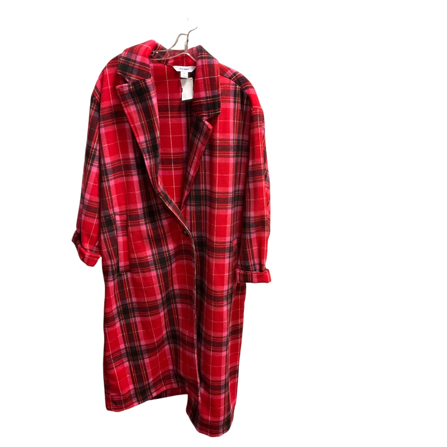 Coat Other By Old Navy In Plaid Pattern, Size: Xl