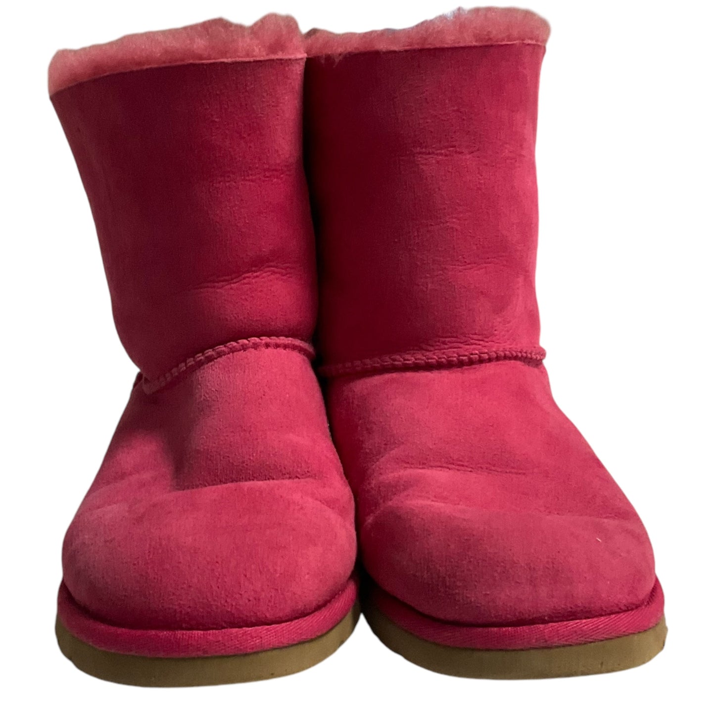 Boots Designer By Ugg In Pink, Size: 6