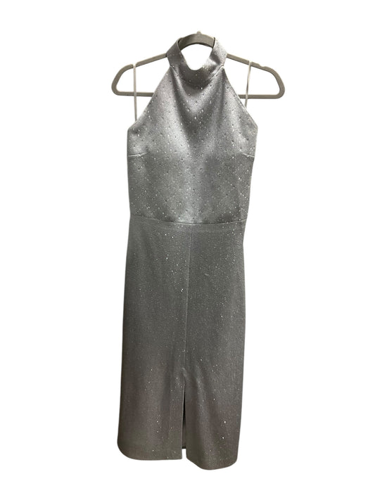 Dress Luxury Designer By St John Collection In Silver, Size: 6