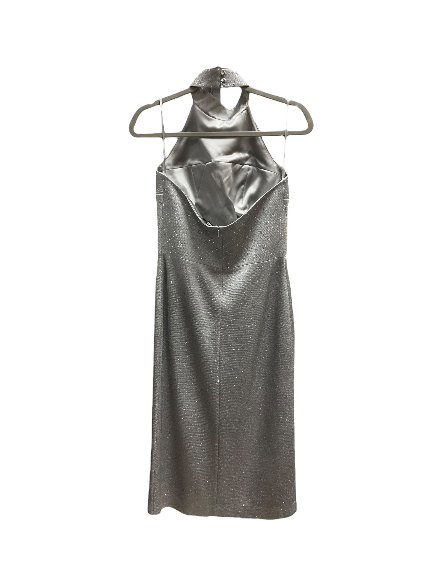 Dress Luxury Designer By St John Collection In Silver, Size: 4