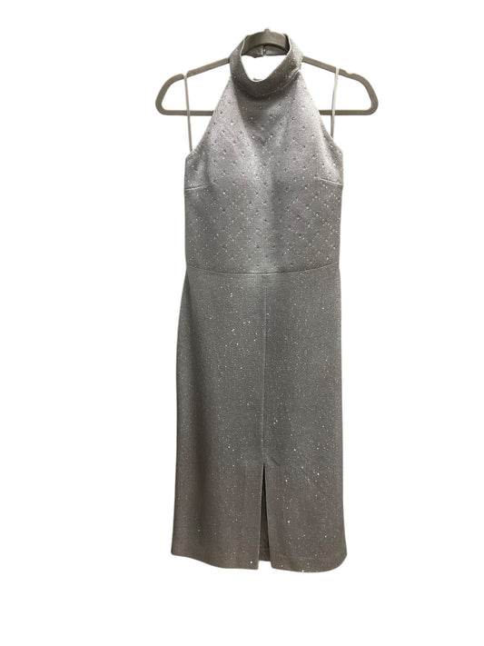 Dress Luxury Designer By St John Collection In Silver, Size: 4