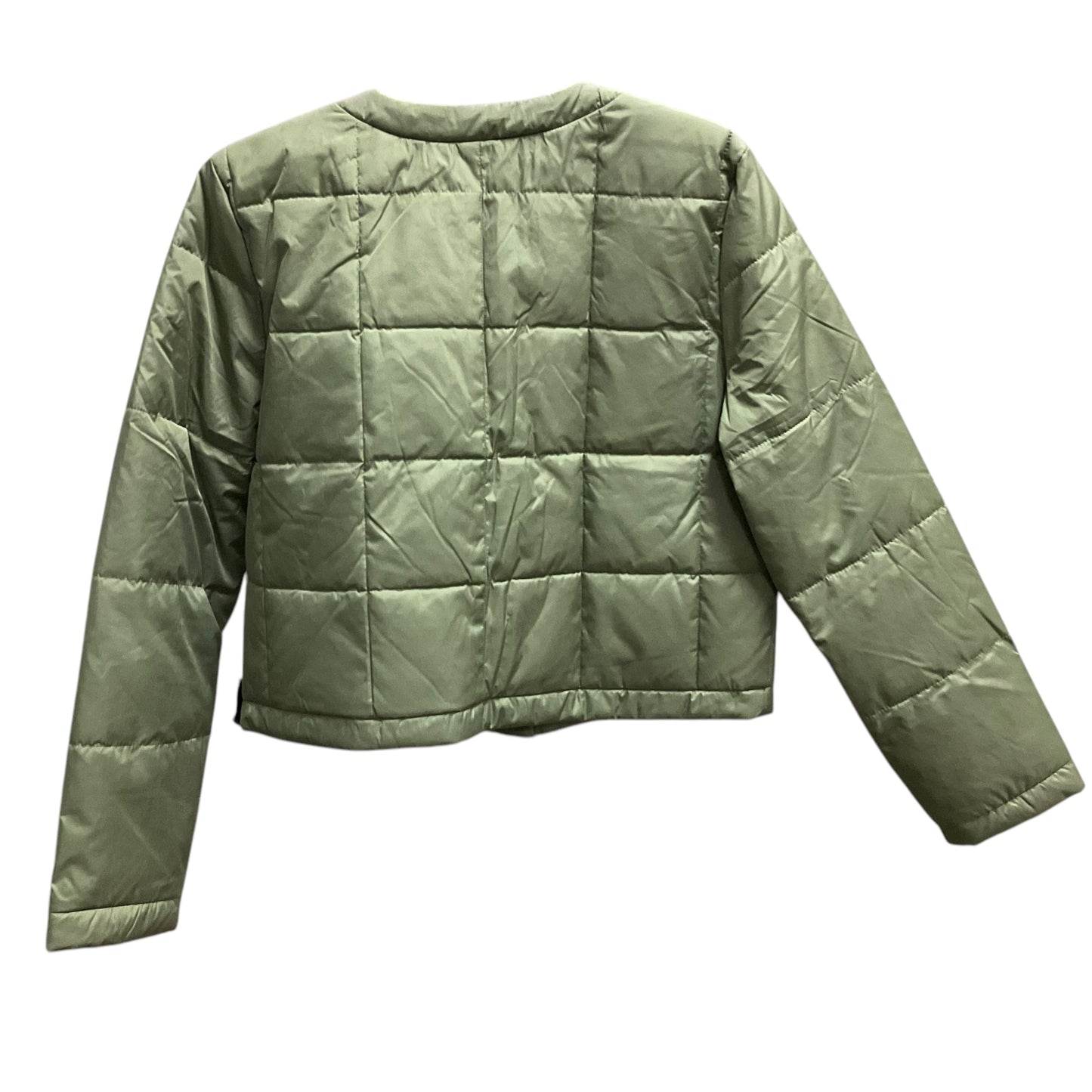 Jacket Puffer & Quilted By J. Crew In Green, Size: S