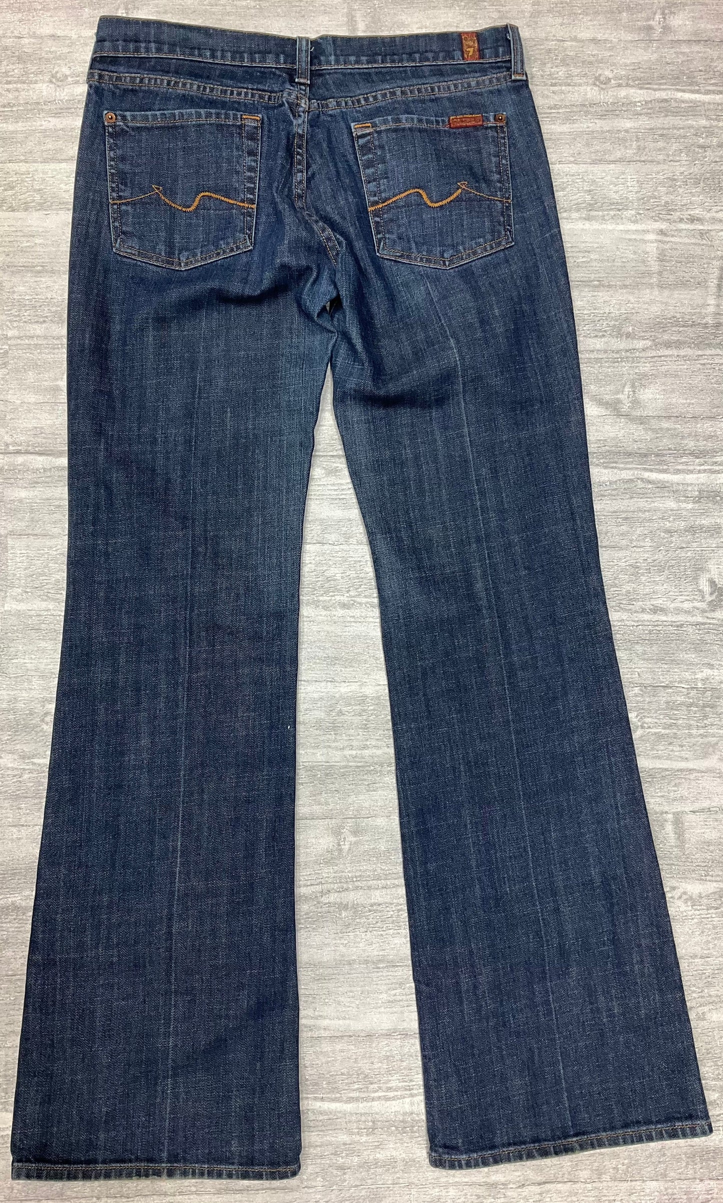 Jeans Wide Leg By 7 For All Mankind In Blue, Size: 10