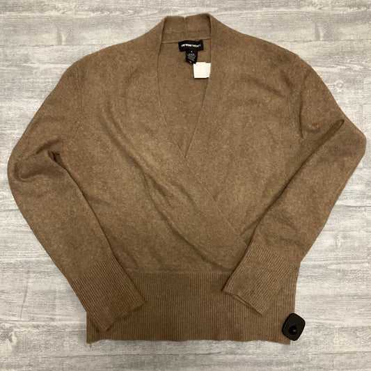 Sweater By Fifteen Twenty In Brown, Size: S