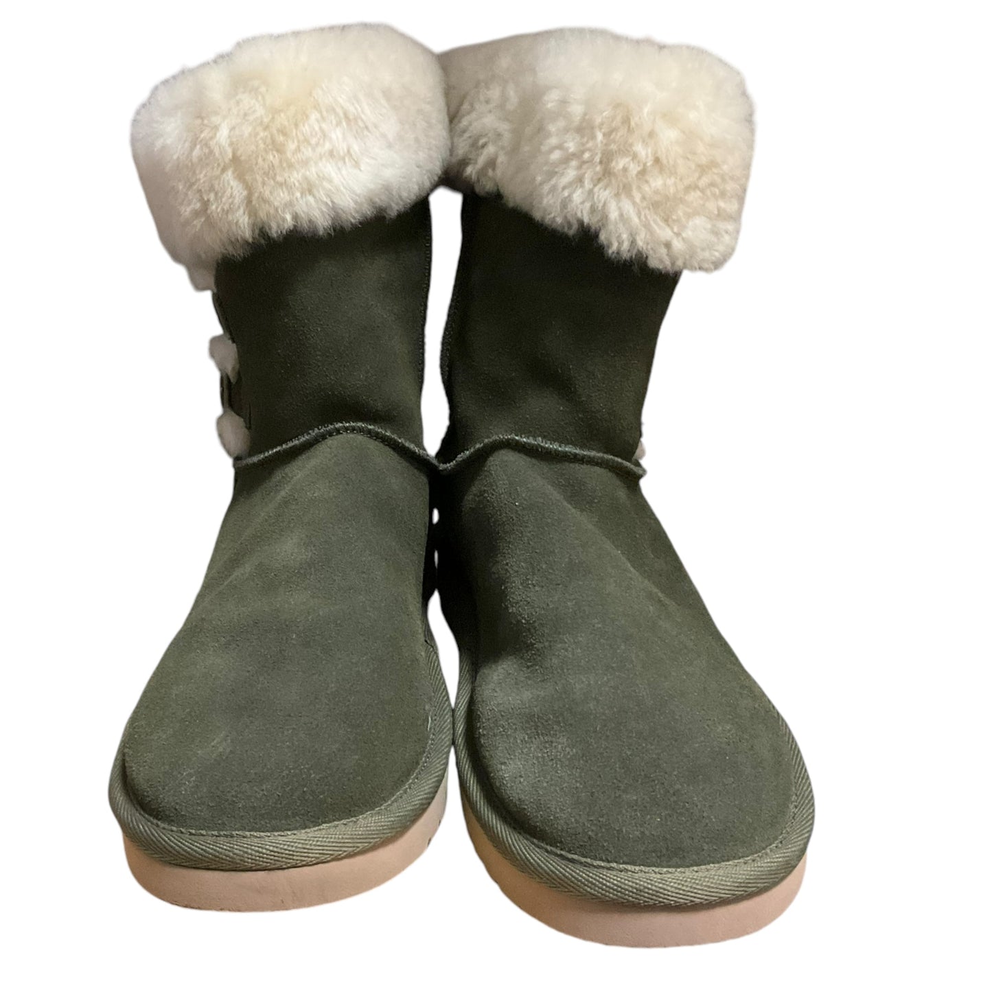 Boots Ankle Flats By Koolaburra By Ugg In Green, Size: 8