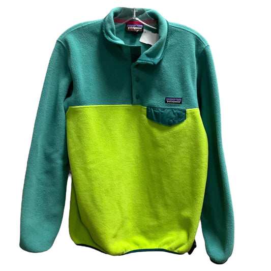 Jacket Fleece By Patagonia In Green, Size: M