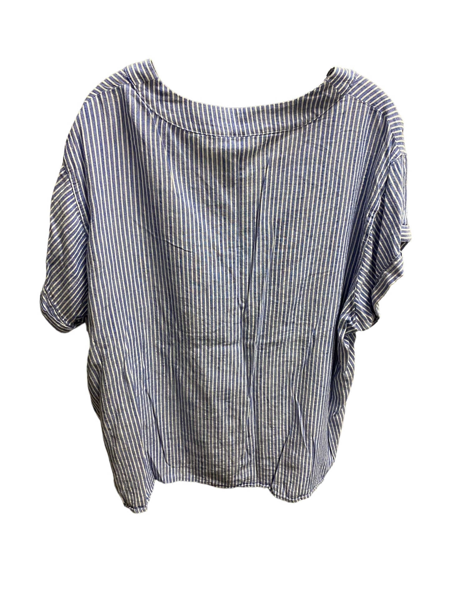 Striped Pattern Top Short Sleeve Gap, Size Xxl