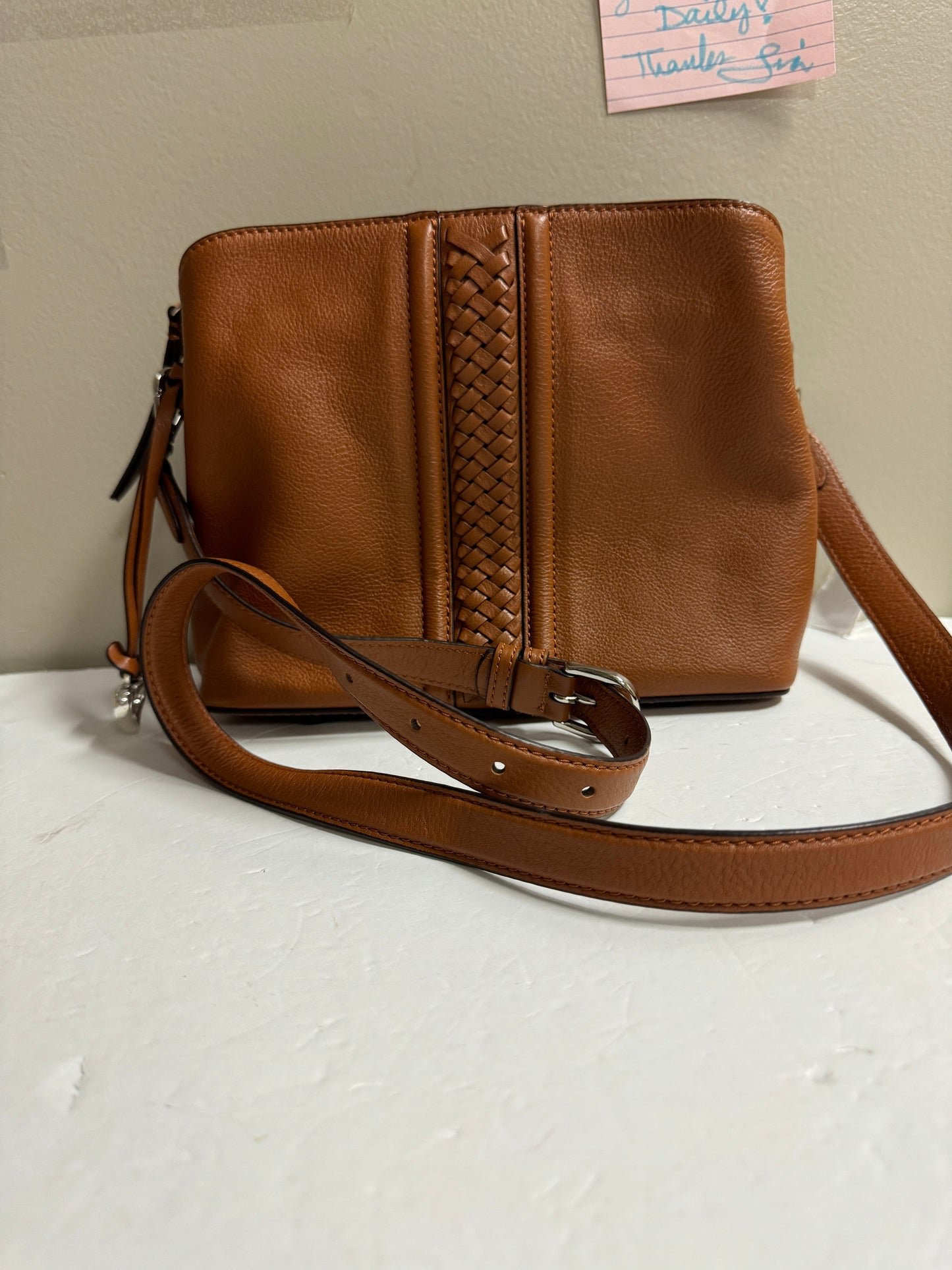 Crossbody Leather By Brighton, Size: Medium