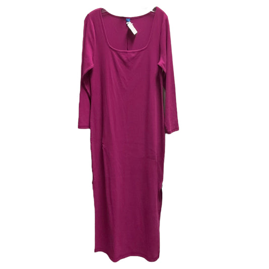 Dress Casual Maxi By Old Navy In Purple, Size: Xl