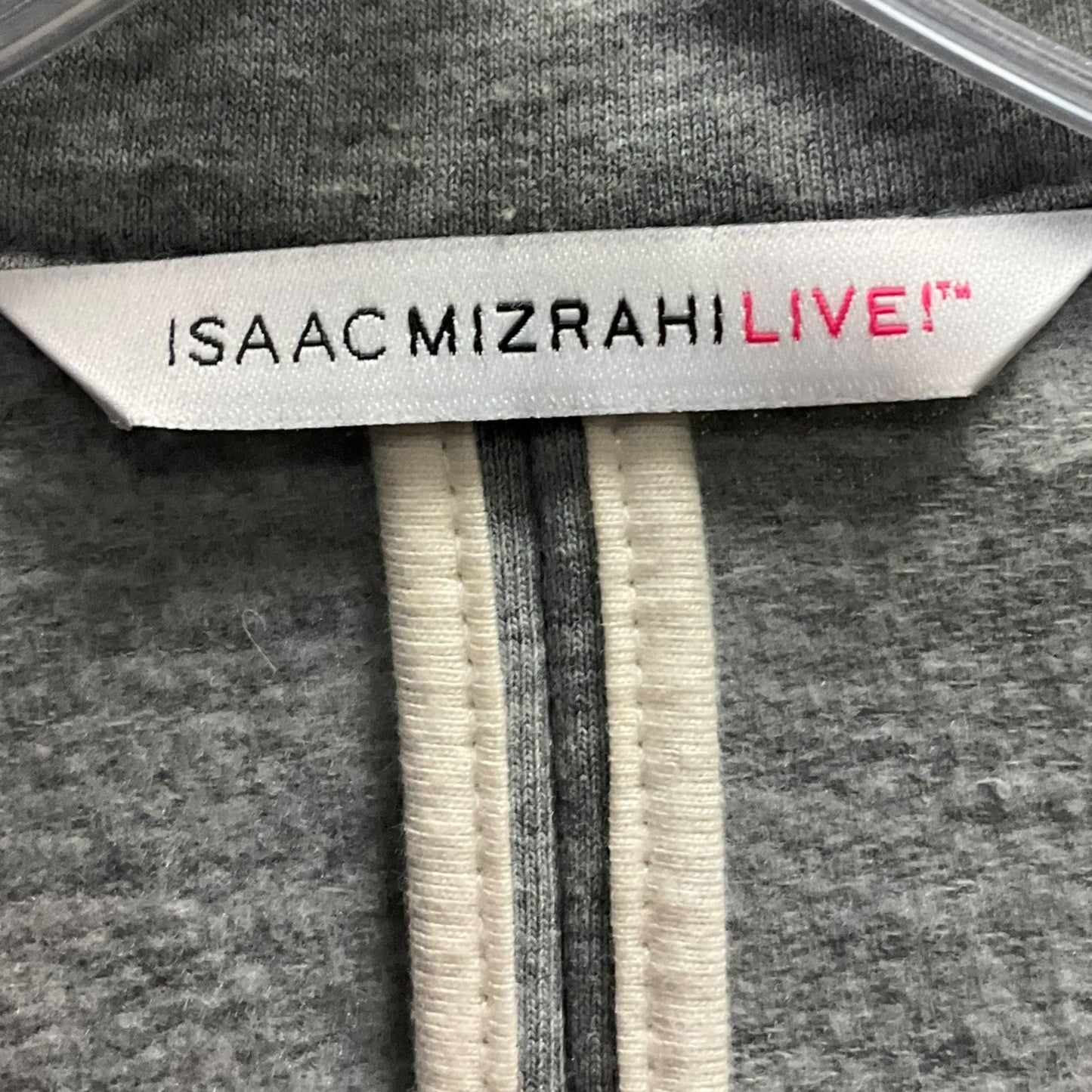 Blazer By Isaac Mizrahi Live Qvc In Grey, Size: 2x