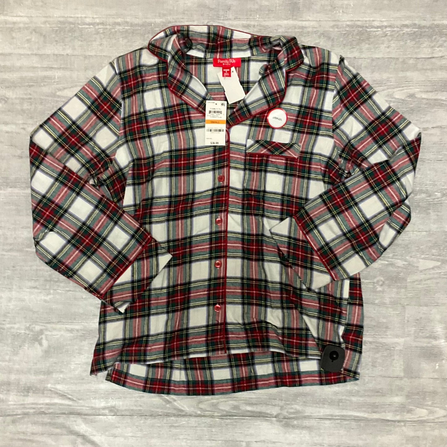 Pajamas 2pc By Clothes Mentor In Plaid Pattern, Size: S